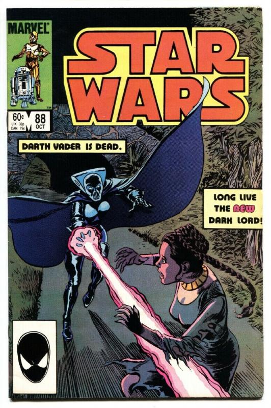 STAR WARS #88-Darth Vader is Dead. Marvel comic book