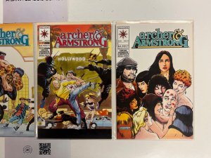 4 Archer & Armstrong Valiant Comic Books # 13 14 24 25 81 JS33