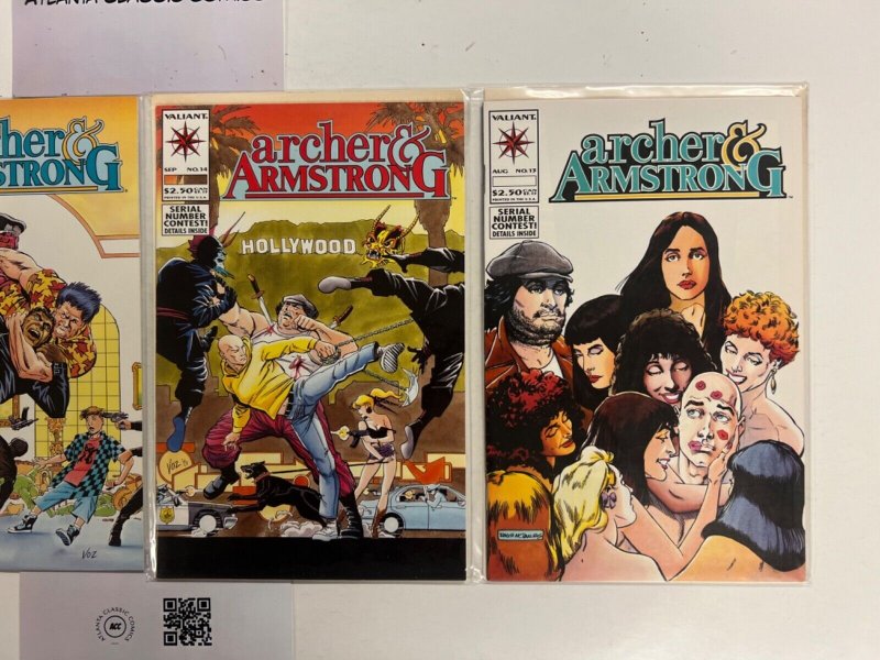 4 Archer & Armstrong Valiant Comic Books # 13 14 24 25 81 JS33