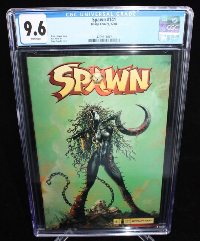 Spawn #141 (CGC 9.6) White Pages - 1st Cover App. of She-Spawn in US - 2004