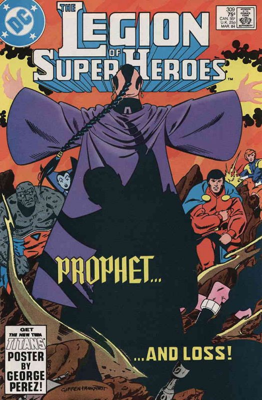 Legion of Super-Heroes, The (2nd Series) #309 FN ; DC | March 1984 Paul Levitz