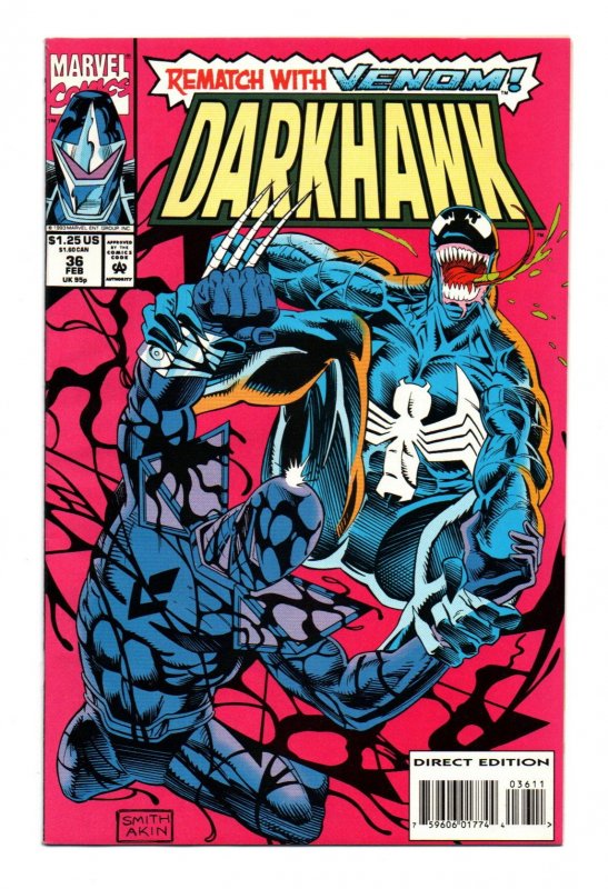 DARKHAWK #36 (1994) TOD SMITH | TRADE DRESS | DIRECT EDITION