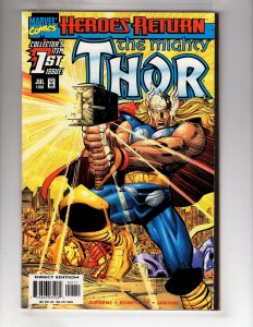 Thor #1 (1998)  VF/NM Debut Issue! Heroes Return     / EBI#2