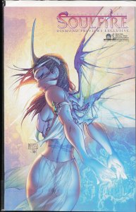 Michael Turner's Soulfire #1 Diamond Preview Cover (2004) Soulfire