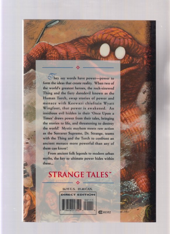 Strange Tales Vol 3 #1 - Acetate cover! (7.5/8.0) 1994 TPB
