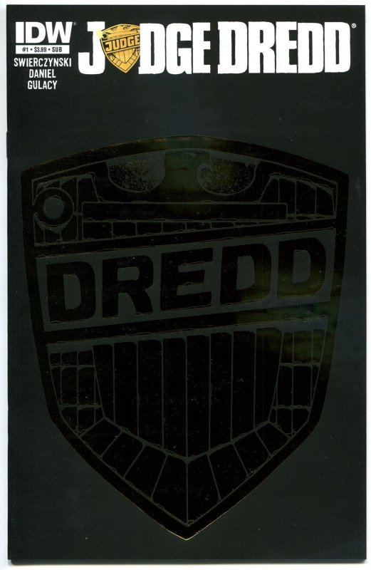 JUDGE DREDD #1 Foil, NM+, IDW,  2012, Sci-fi, Police, I am the Law,more in store