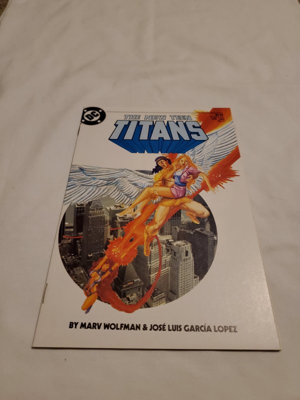 New Teen Titans 7 Near Mint- Cover by George Perez