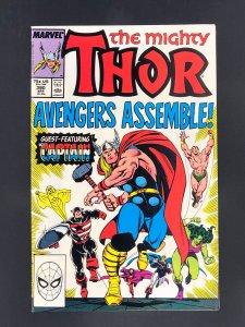 Thor #390 (1988) First Time Captain America Wields Mjolnir