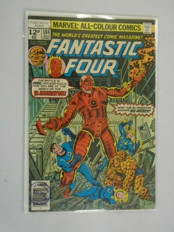 Fantastic Four #184 UK edition 7.0 FN VF (1977 1st Series)