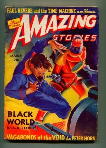 AMAZING STORIES MARCH 1940-ZIFF-DAVIS-H.W. MCCAULEY-PAUL REVERE-FN