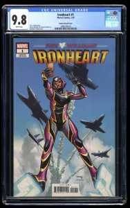 Ironheart #1 CGC NM/M 9.8 White Pages Ramos Variant