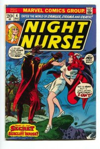 NIGHT NURSE #4 1973-MARVEL BRONZE AGE-RARE last issue