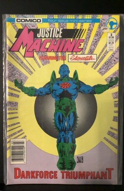 Justice Machine featuring The Elementals #3 (1986)