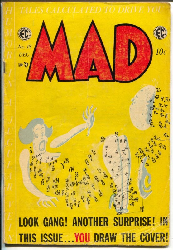 Mad 18 1954 Ec Wally Wood Will Elder Alice In Wonderland Jack Davis Vg Hipcomic