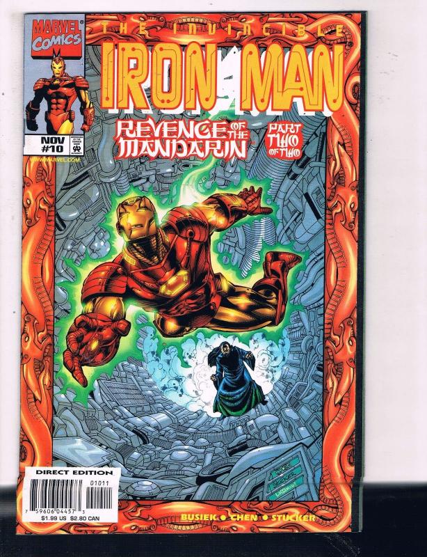 The Invincible Iron Man # 10 VF/NM Marvel Comic Books Avengers Thor Hawkeye SW14