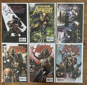 The New Avengers #2,5,6,8,9,10 Marvel Bendis Lot