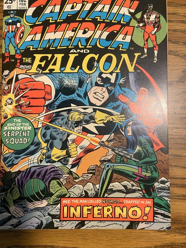 Captain America #182 (9.4 NM) Steve Ditko Marvel Value Stamp  (1975)