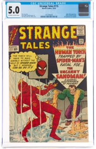 Strange Tales #115 (Marvel,1963) CGC Graded 5.0