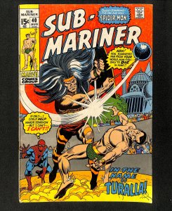 Sub-Mariner #40 Spider-Man!