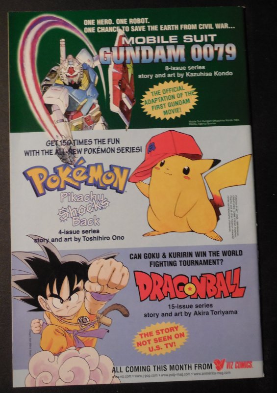 Pokemon: The Electric Tale of Pikachu #3 (1999) 8th Printing | Comic Books  - Modern Age, Viz