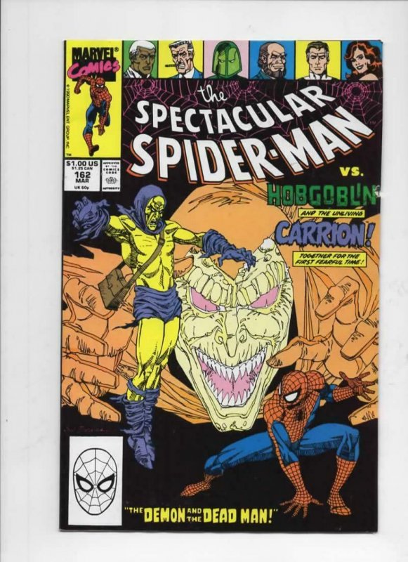 Peter Parker SPECTACULAR SPIDER-MAN #160 161 162 163 164 VF 1976 1990, 5 issues