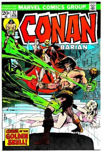 CONAN the BARBARIAN #37 (Apr1974) 8.0 VF  NEAL ADAMS' 1st CONAN job!