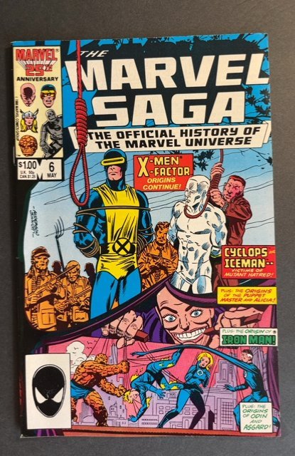 The Marvel Saga The Official History of the Marvel Universe #6 (1986)