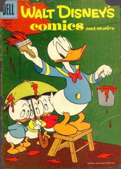 Walt Disney's Comics and Stories #196, Fair+ (Stock photo)