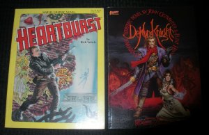 1984/89 HEARTBURST FN & GrimJack DEMON KNIGHT FVF Graphic Novel LOT SC