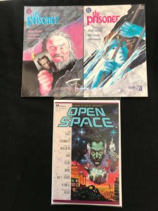 THE PRISONER 3PC LOT (VF) 3 GRAPHIC NOVELS!! OPEN SPACE!! 1988