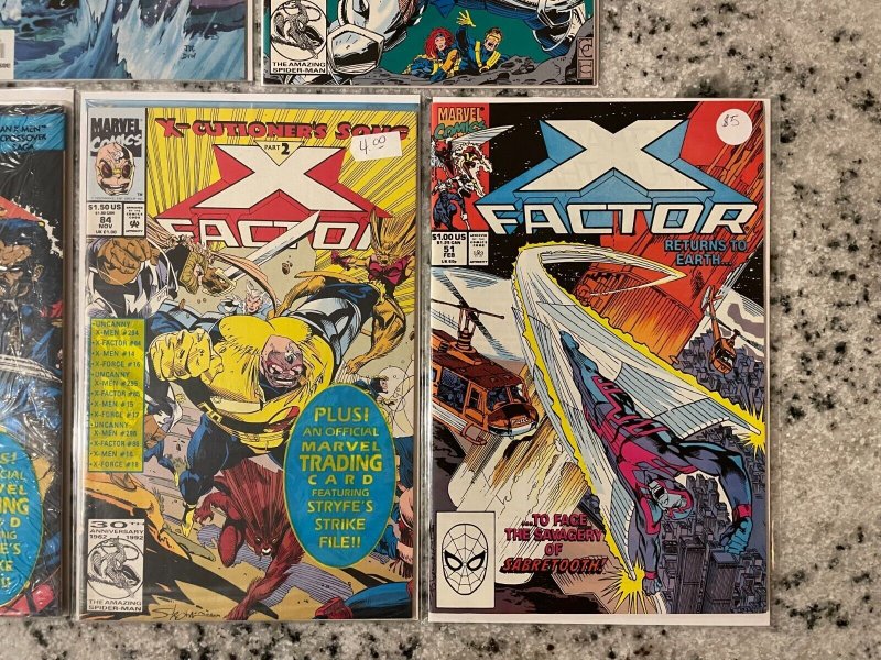 5 Marvel Comic Books X-Factor 51 84 85 + X-Force # 18 25 NM 1st Prints 56 J801 