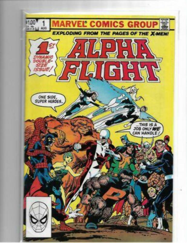 ALPHA FLIGHT#1 VF+ to VF/NM 1983 JOHN BYRNE MARVEL COMICS - COPPER AGE KEY