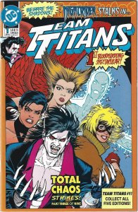 Team Titans #1 (1992) All Five Team Cover & Origin Story