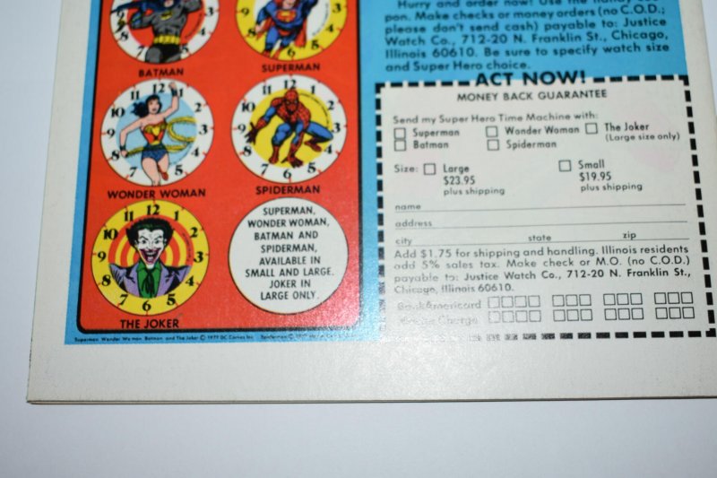 Batman #296 (1978) Scarecrow VF+ 8.5 Comic Book