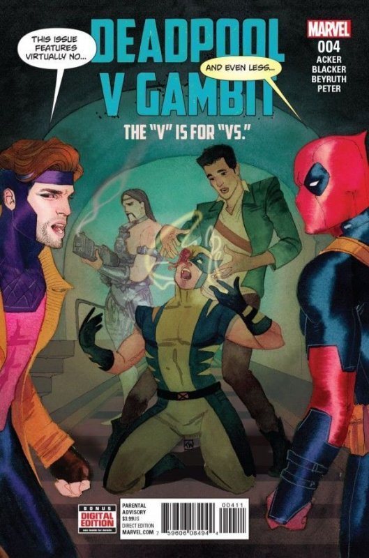 DEADPOOL V GAMBIT #04 (2016) KEVIN WADA | TRADE DRESS