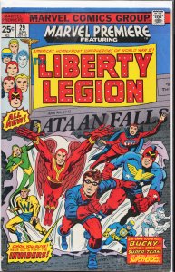Marvel Premiere #29 (1976) Liberty Legion [Key Issue]