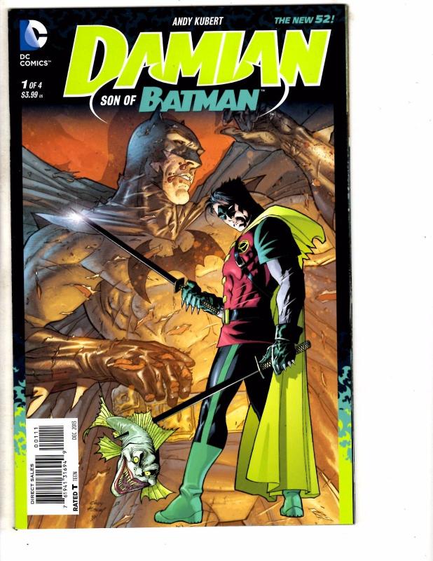 4 DC Comics # 1 Damian Nightwing Annual Thunder Manhunter Batman Superman J209