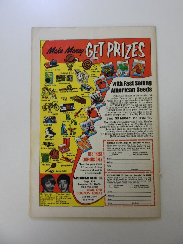 The Shadow #4 (1974) VG+ condition bottom staple detached from cover