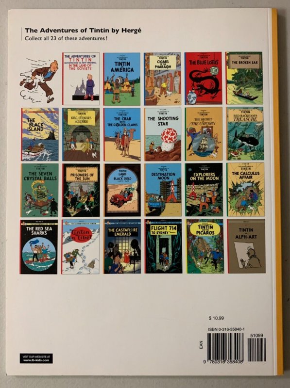 Adventures of Tintin The Seven Crystal Balls #1 LBC 1st Printing (4.0 VG) (1975)