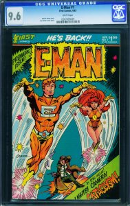 E-man #1 1983-cgc Graded 9.6-white Pages-joe Staton-first Issue 0207093029