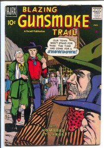 Blazing Gunsmoke Trail #4 1958-Ajax-Final issue-black cover1st appearance of ...
