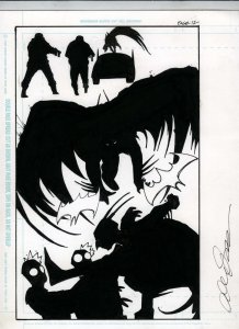 Detective Comics #954 pg 12 Unpublished Alex Sanchez Original Art BATMAN