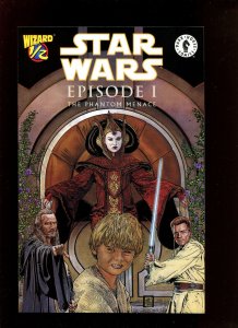 STAR WARS: EPISODE 1  PHANTOM ...#1/2 - WIZARD MAIL-AWAY WITH COA (9.0) 1999