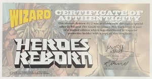 Heroes Reborn #1/2 (1996, Marvel) With COA. VF/NM
