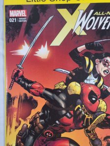 All-New Wolverine #21 Leonard Kirk 1:10 Deadpool Variant 2017 Marvel Comics