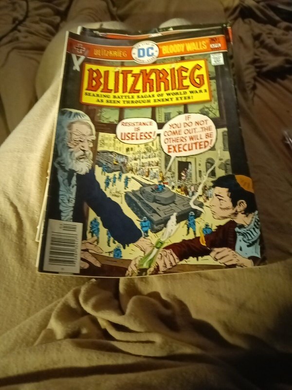 Blitzkrieg DC Comics 1976 Lot Run Issue 1,2,3,4,5 Bronze Age Complete Series Set