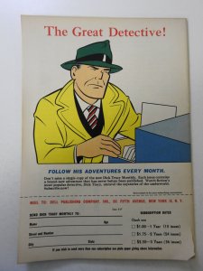 Dick Tracy Monthly #20 (1949) VG+ Condition 1 in tear bc