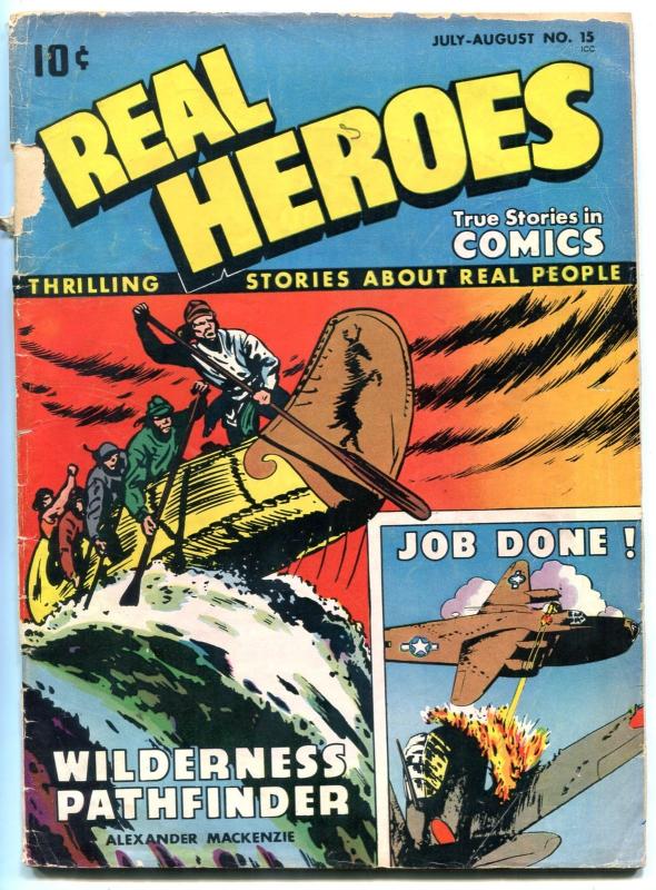 Real Heroes #15 1946- Fritz Kreisler- Golden Age G