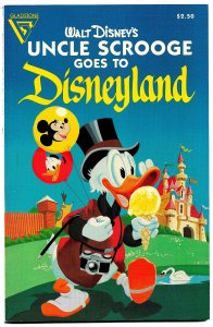 UNCLE SCROOGE GOES TO DISNEYLAND (Aug1985) 9.0 VF/NM [Gladstone] Barks! Murry!