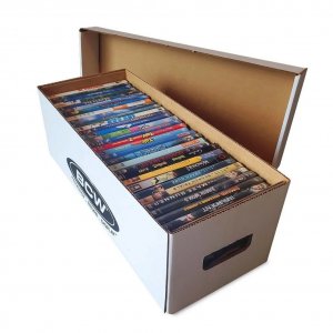 Media Storage Box Pack of 10 Boxes